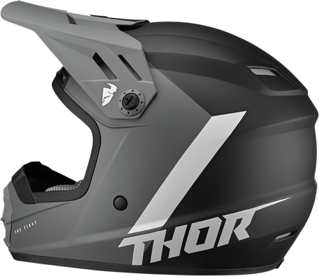 Thor Youth Sector Helmet - Chev - Gray/Black - Large 0111-1483 - Cycle City Outdoors