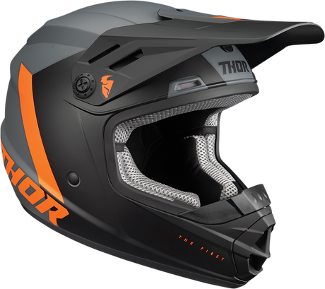 Thor Youth Sector Helmet - Chev - Charcoal/Orange - Large 0111-1480 - Cycle City Outdoors