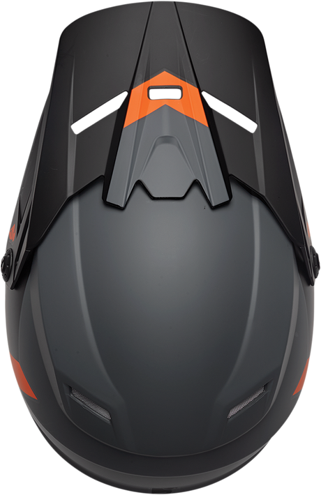 Thor Youth Sector Helmet - Chev - Charcoal/Orange - Large 0111-1480 - Cycle City Outdoors