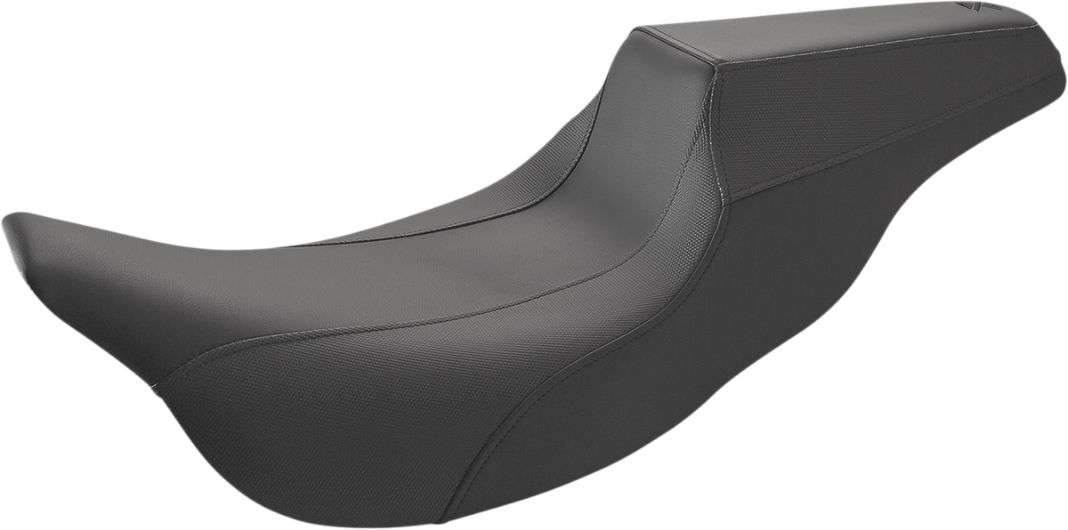 SADDLEMEN FXR Division Signature Series Seat - Black w/ Gripper - FLH/FLT '08-'23 FD80807