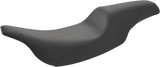 SADDLEMEN Profiler™ Basketweave Seat - Black - FLH/FLT '97-'07 897-07-147
