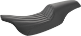 SADDLEMEN Knuckle Profiler™ Seat - Black - FLH/FLT '97-'07 897-07-047K