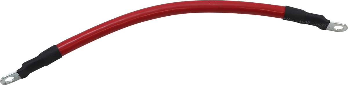 MOOSE RACING Battery Cable - 8" - Red 680-6708 - Cycle City Outdoors