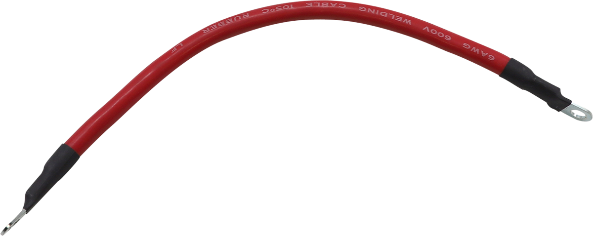 MOOSE RACING Battery Cable - 10" - Red 680-6710 - Cycle City Outdoors