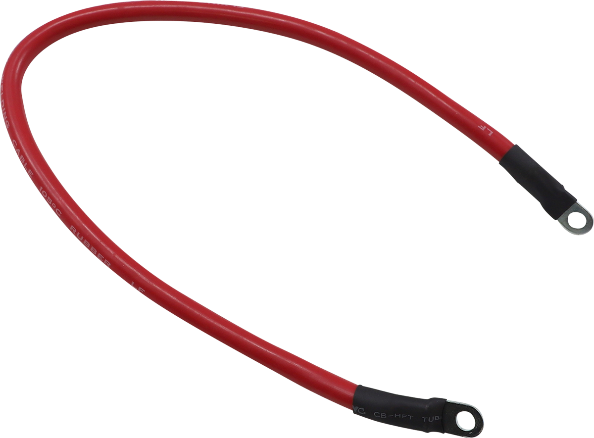MOOSE RACING Battery Cable - 18" - Red 680-6728 - Cycle City Outdoors