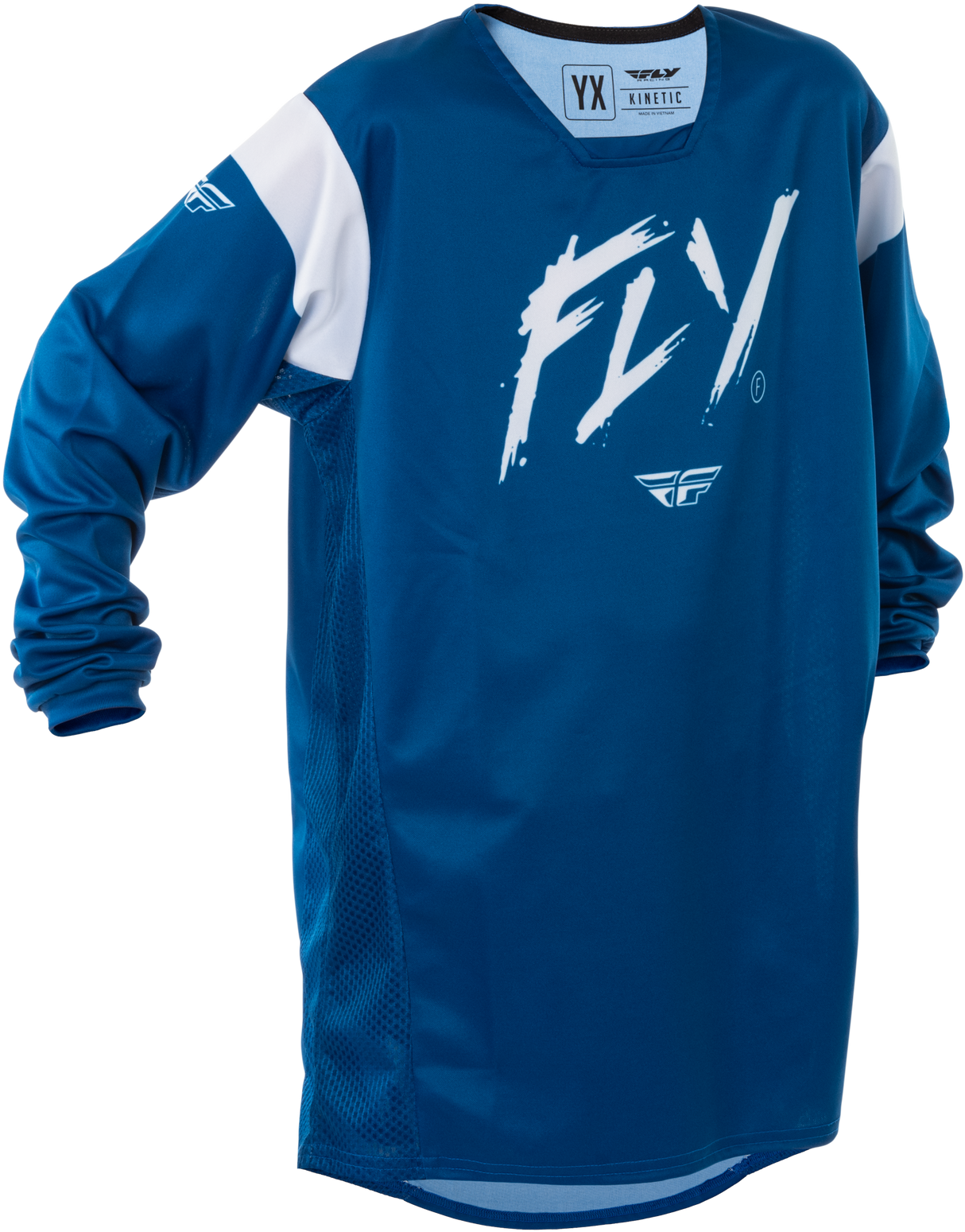 Youth Kinetic Stoke Jersey Navy/White Yl - Cycle City Outdoors