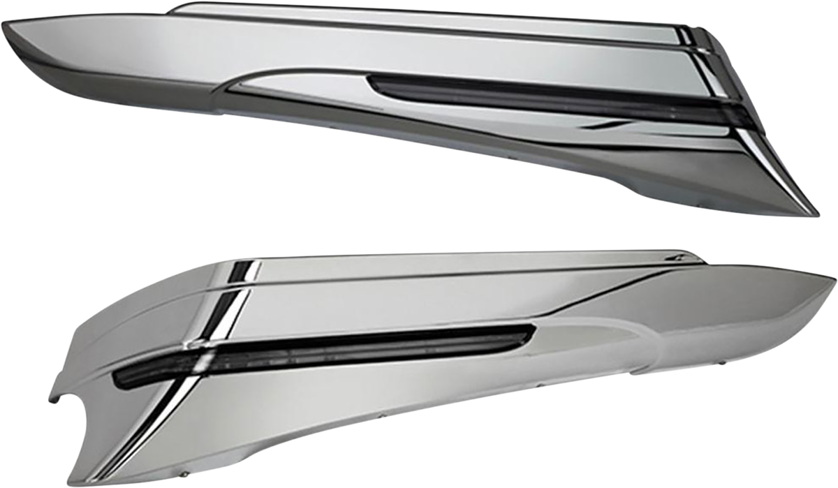 Ciro Saddlebag Extensions - '14-'21 - Chrome 40110 - Cycle City Outdoors