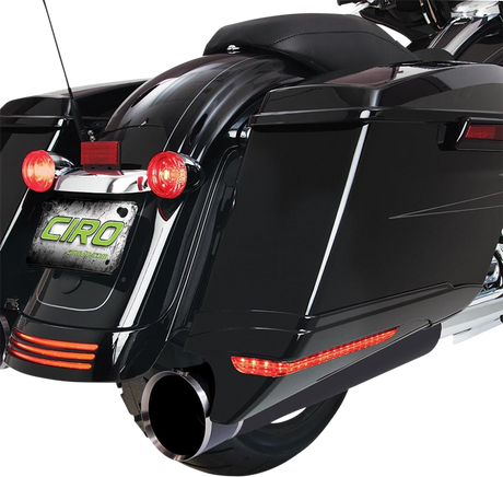 CIRO Saddlebag Extensions - '14-'21 - Black 40111 - Cycle City Outdoors