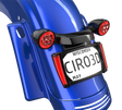 CIRO License Plate Frame - Black - Red 40302 - Cycle City Outdoors