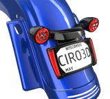 CIRO License Plate Frame - Black - Red 40302 - Cycle City Outdoors