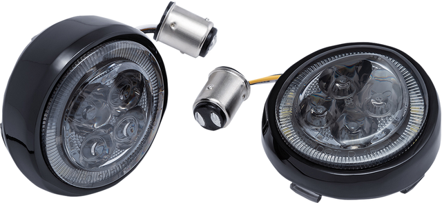 Ciro Signal Insert - Front - Black - Smoke 45620 - Cycle City Outdoors