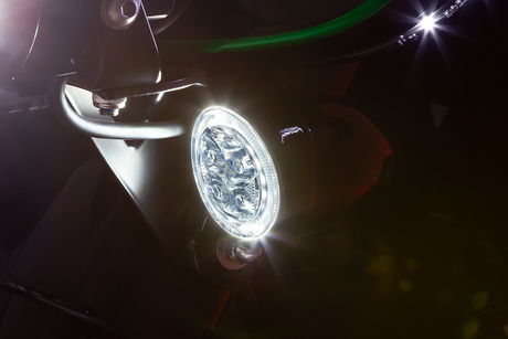 CIRO Turn Signal Insert - Amber/White LED - Smoke Lens - Black 45620