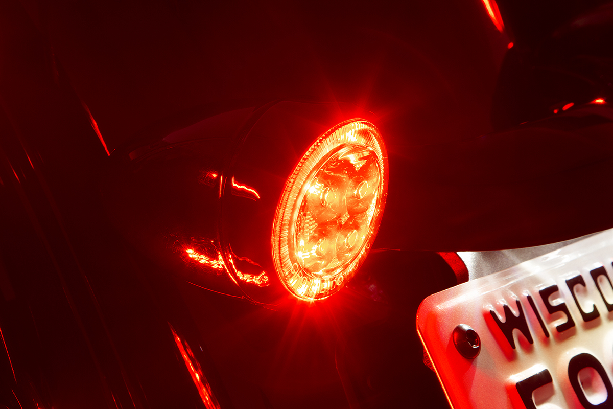 CIRO Turn Signal Insert - Red LED - Smoke Lens - Black 45621