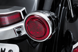 CIRO Turn Signal Insert - Red LED - Red Lens - Chrome 45700