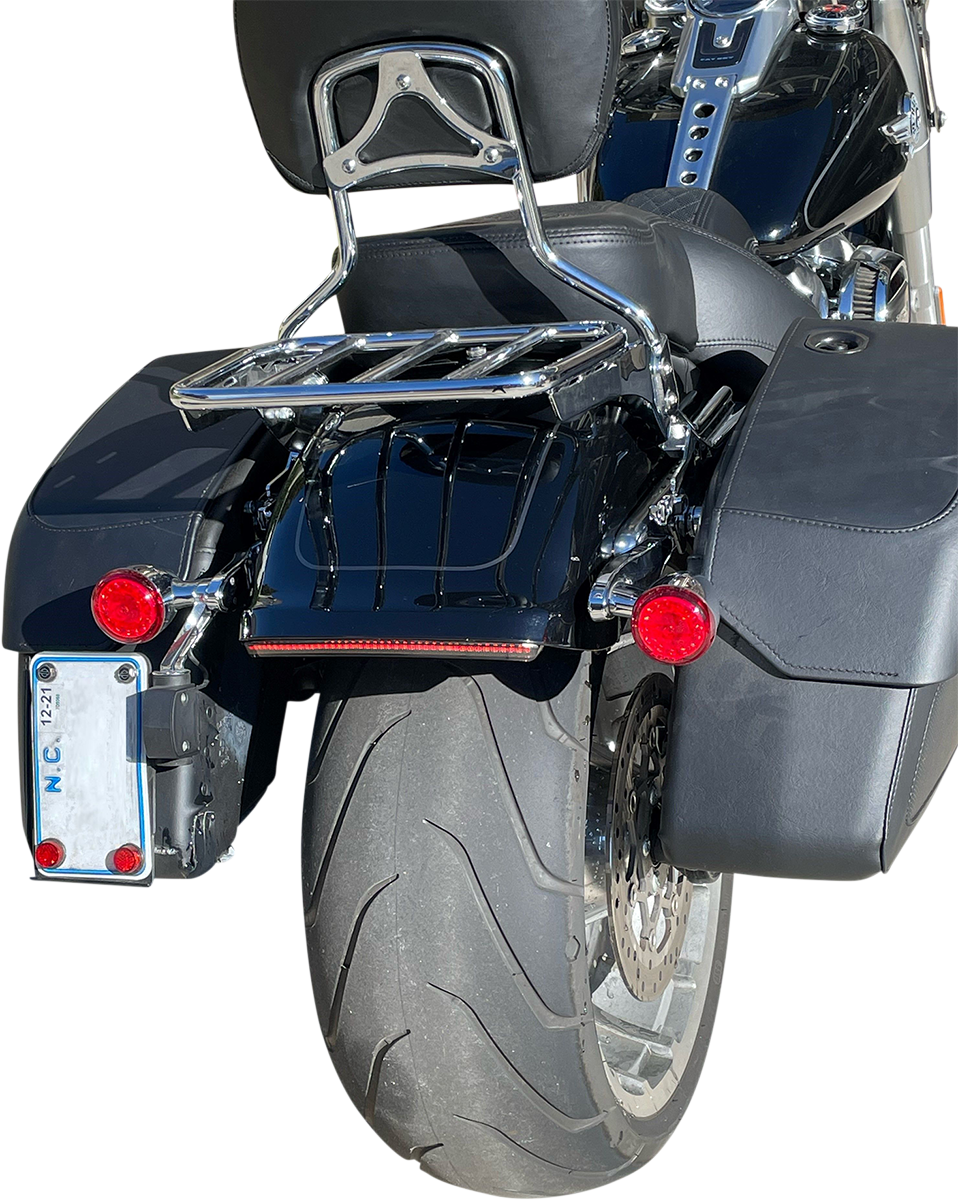 Custom Dynamics Taillight with Turn Signals - Smoke CD-FATBOY-S - Cycle City Outdoors