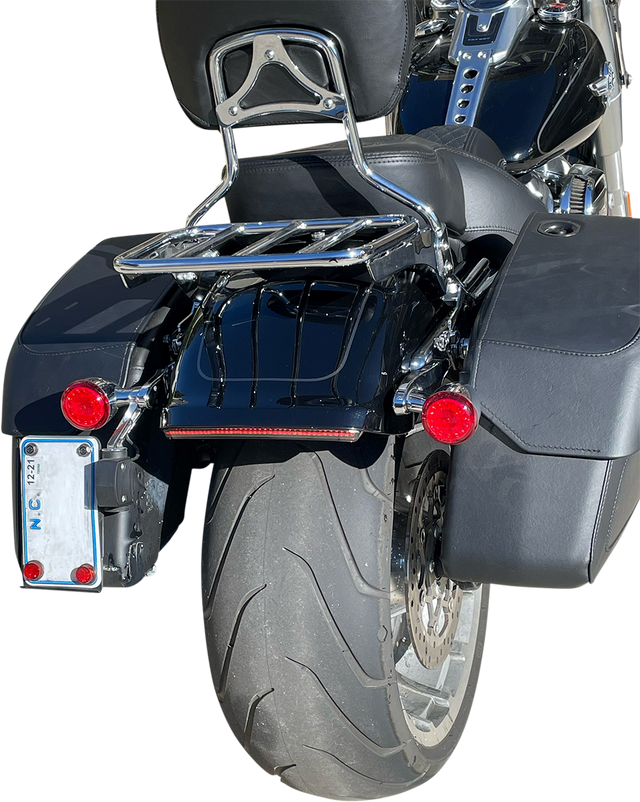 Custom Dynamics Taillight with Turn Signals - Smoke CD-FATBOY-S - Cycle City Outdoors