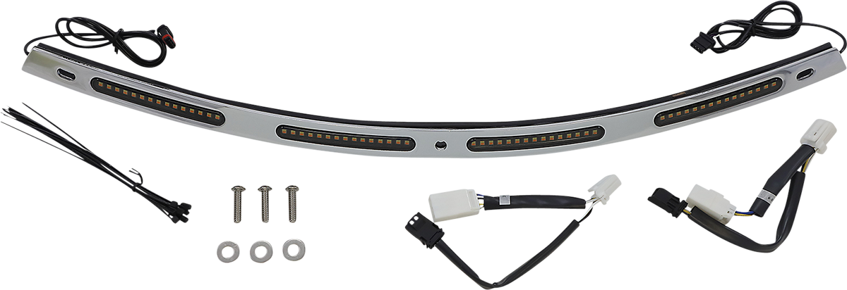 Custom Dynamics Windshield Trim - Chrome CD-WT2-01-C - Cycle City Outdoors