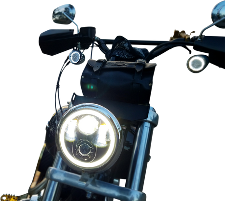 Custom Dynamics Headlight - Chrome CD-575-H-C - Cycle City Outdoors