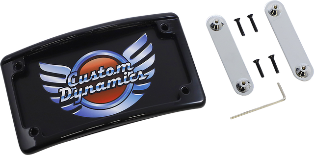 Custom Dynamics LED License Plate Frame - CVO - Black LPF-RAD-CVO-B - Cycle City Outdoors