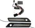 Custom Dynamics Latch Light - Saddlebag - Dual Color - Smoke - Black CD-SBL-DC-SB - Cycle City Outdoors