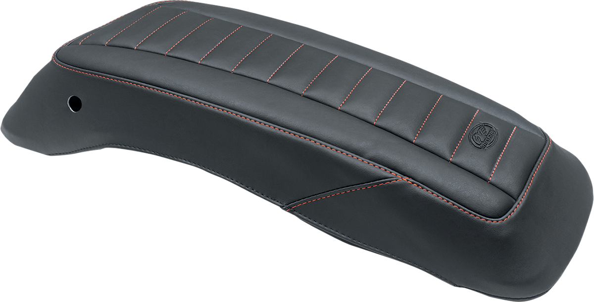 MUSTANG Saddlebag Lid Covers - Black/Red - '14-'21 FL 77640AB