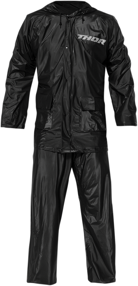 Thor PVC Rainsuit - Black - XL 2851-0466 - Cycle City Outdoors