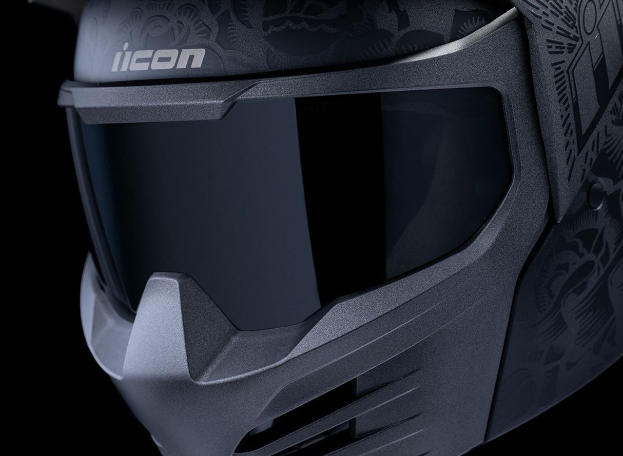 ICON Elsinore™ Helmet - Darkgard - Black