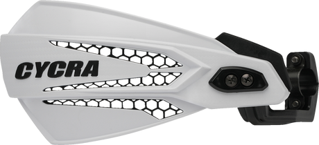 Cycra 1CYC-0057-42X MX-Race Handguards - White/Black | ATV/UTV/Off-Road