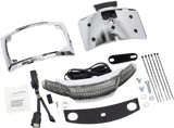 Ciro Taillight/License Plate Frame - Chrome - Smoke Lens 40254 - Cycle City Outdoors