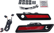 Custom Dynamics Latch Light - Saddlebag - Dual Color - Red - Black CD-SBL-DC4-RB - Cycle City Outdoors