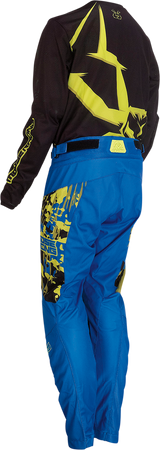 MOOSE RACING Youth Agroid Mesh Jersey - Black/Blue/Hi-Vis - Medium 2912-2166 - Cycle City Outdoors