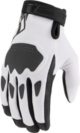ICON Hooligan* CE Gloves - White - Medium 3301-4391