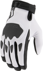 ICON Hooligan* CE Gloves - White - Medium 3301-4391