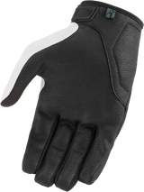 ICON Hooligan* CE Gloves - White - Medium 3301-4391