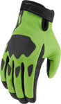 ICON Hooligan* CE Gloves - Green - XL 3301-4369