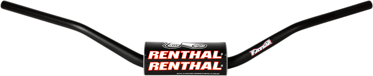 RENTHAL Handlebar - 7/8" - 843 - Flat Track 130 - Black 843-01-BK - Cycle City Outdoors