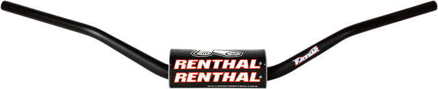 RENTHAL Handlebar - 7/8" - 843 - Flat Track 130 - Black 843-01-BK - Cycle City Outdoors