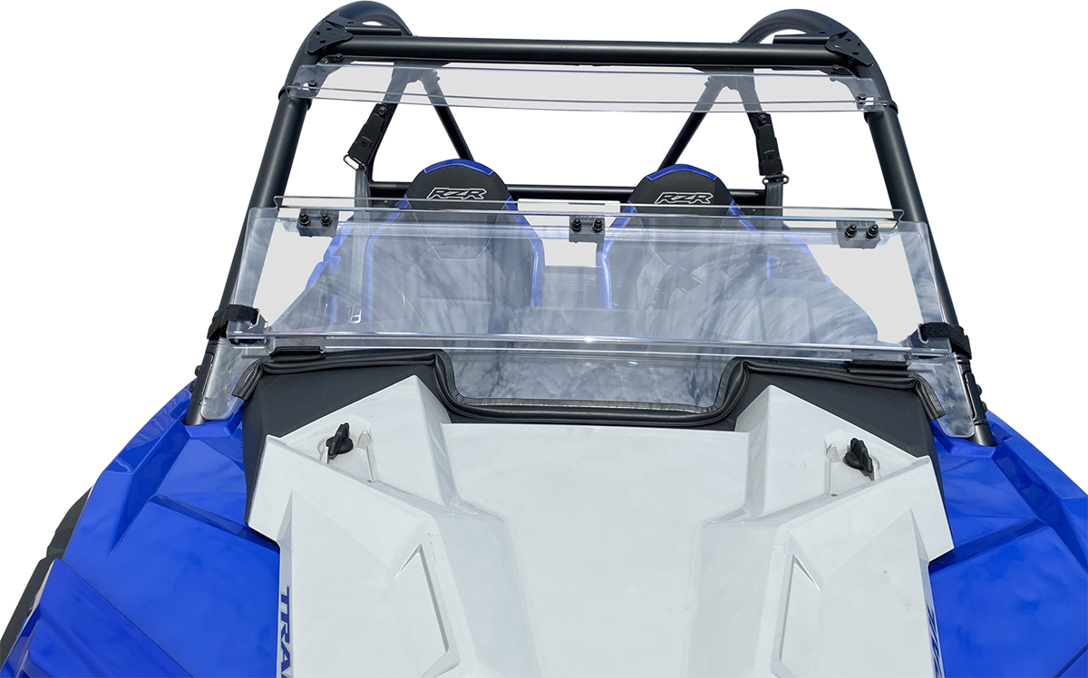 MOOSE UTILITY Full Folding Windshield - Deluxe - RZR Trail V000291-12200M
