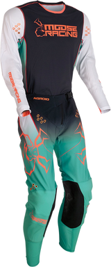 MOOSE RACING Agroid Jersey - Teal/Black - Small 2910-6994 - Cycle City Outdoors