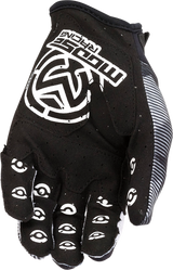 MOOSE RACING Youth MX1* Gloves - Black/White - Small 3332-1718 - Cycle City Outdoors