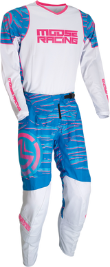 MOOSE RACING Qualifier Pants - Blue/Pink - 36 2901-10012 - Cycle City Outdoors