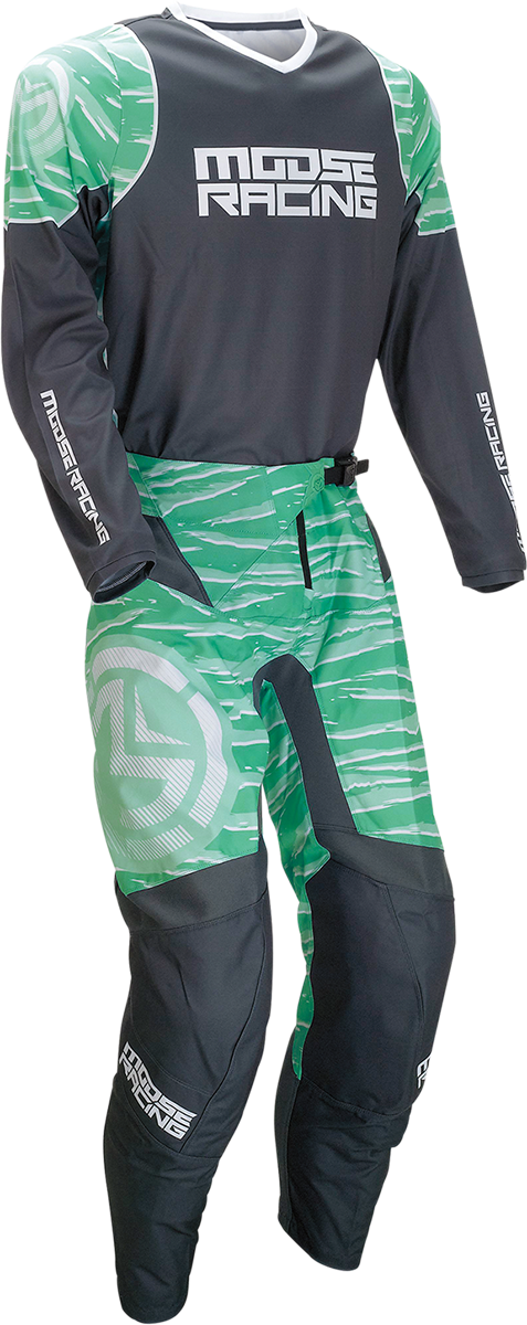 MOOSE RACING Qualifier Pants - Teal/Gray - 44 2901-10030 - Cycle City Outdoors