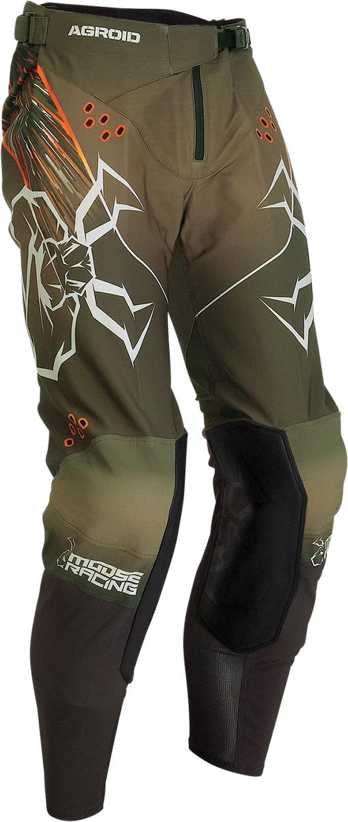 MOOSE RACING Agroid Pants - Olive/Orange - 36 2901-10068 - Cycle City Outdoors