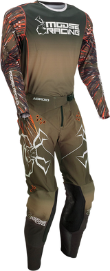 MOOSE RACING Agroid Pants - Olive/Orange - 36 2901-10068 - Cycle City Outdoors