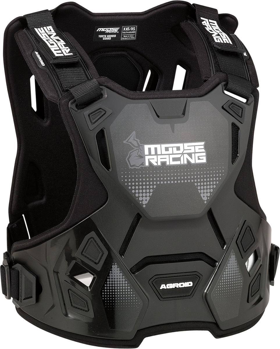 MOOSE RACING Youth Agroid* Chest Guard - Black - 2XS/XS 2701-1115 - Cycle City Outdoors