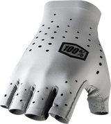 100% Sling Short Finger MTB Gloves - Gray - Medium 10021-00006