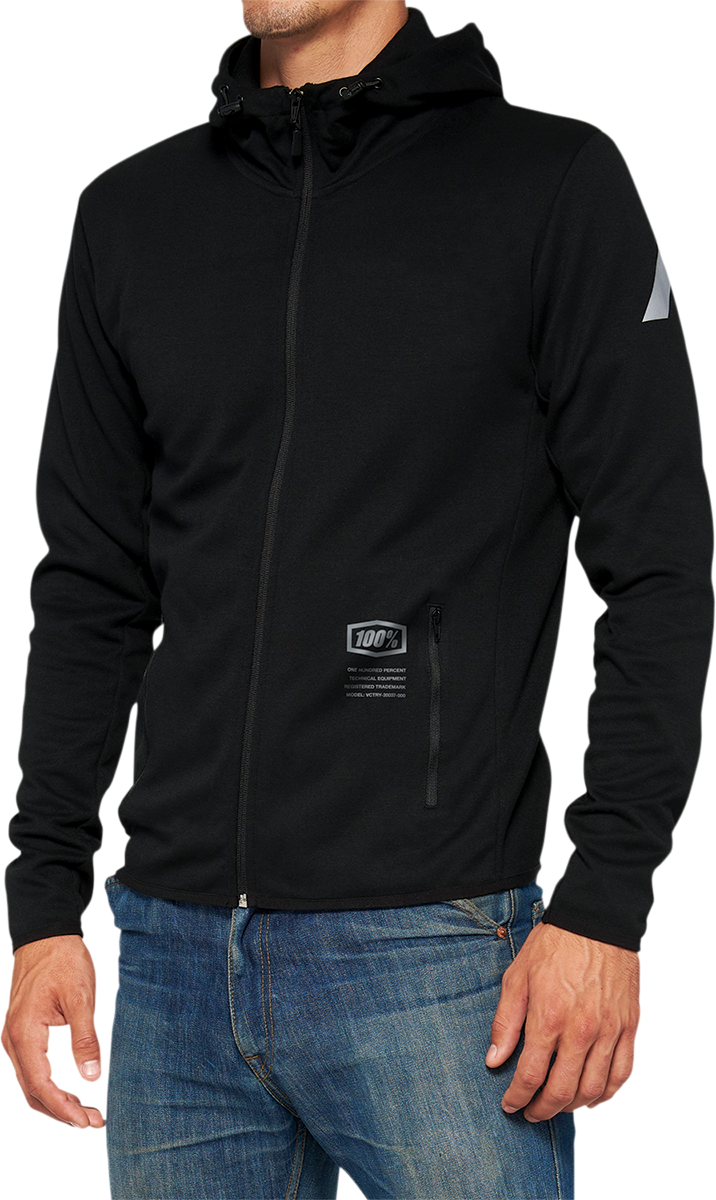 100% Viceroy Tech Zip Hoodie - Black - XL 20037-00003