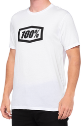 100% Icon T-Shirt - White - 2XL 20000-00054