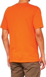 100% Icon T-Shirt - Orange - Large 20000-00042
