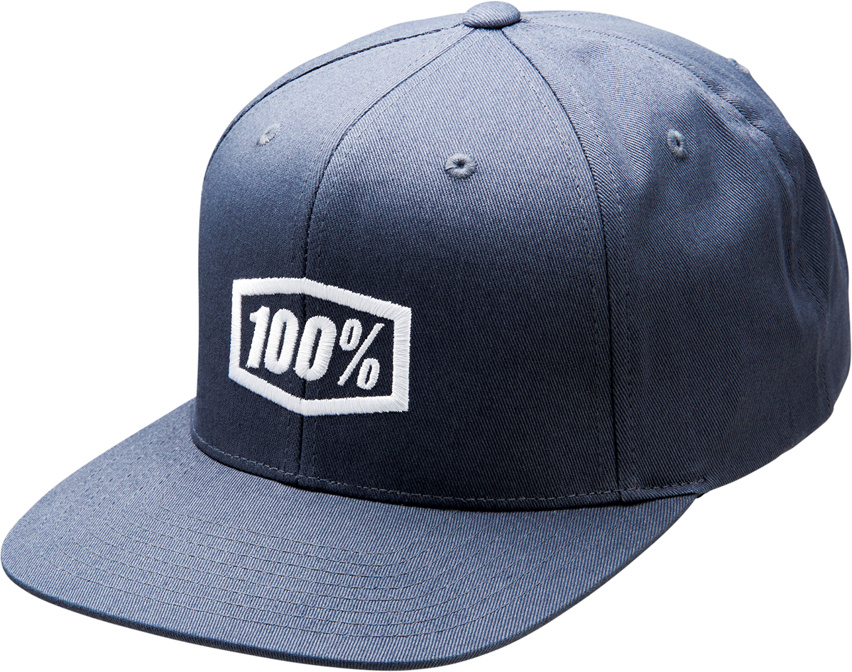 100% Youth Icon Snapback Hat - Heather Charcoal - One Size 20047-00001